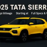 2025 Tata Sierra: Mileage, Price, Variants & Full Specifications