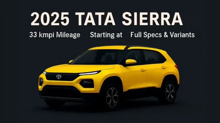 2025 Tata Sierra