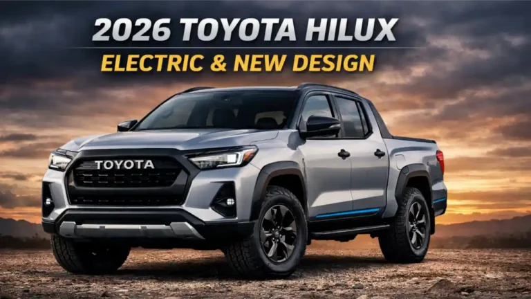 2026 Toyota Hilux electric pickup with bold new design showcased