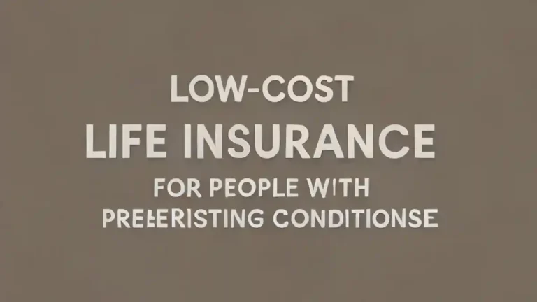Low-Cost Life Insurance