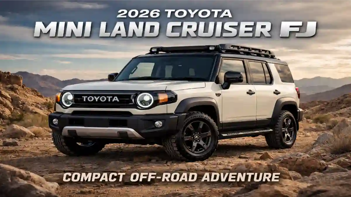 Toyota Mini Land Cruiser FJ 2026: Compact Off-Road SUV Design, Features, Performance and India Outlook