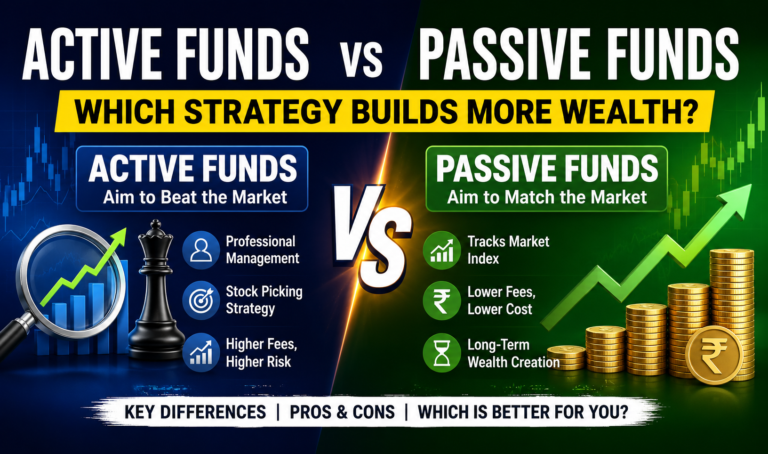 Active Funds vs Passive Funds – Which Strategy Builds More Wealth