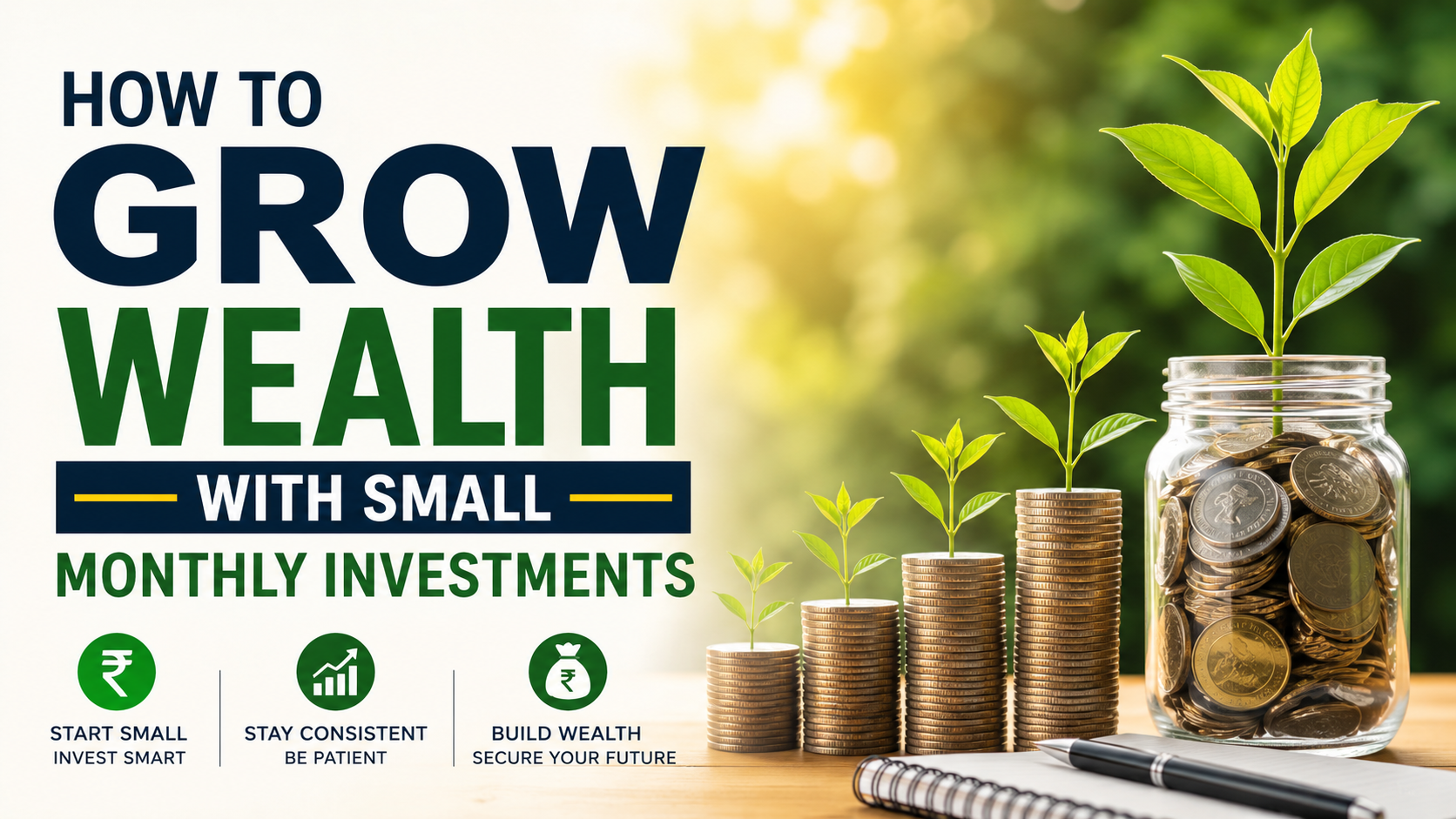 How to Grow Wealth With Small Monthly Investments